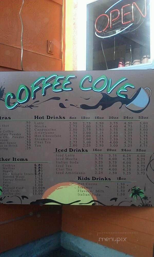 Coffee Cove - Tacoma, WA menu_pic