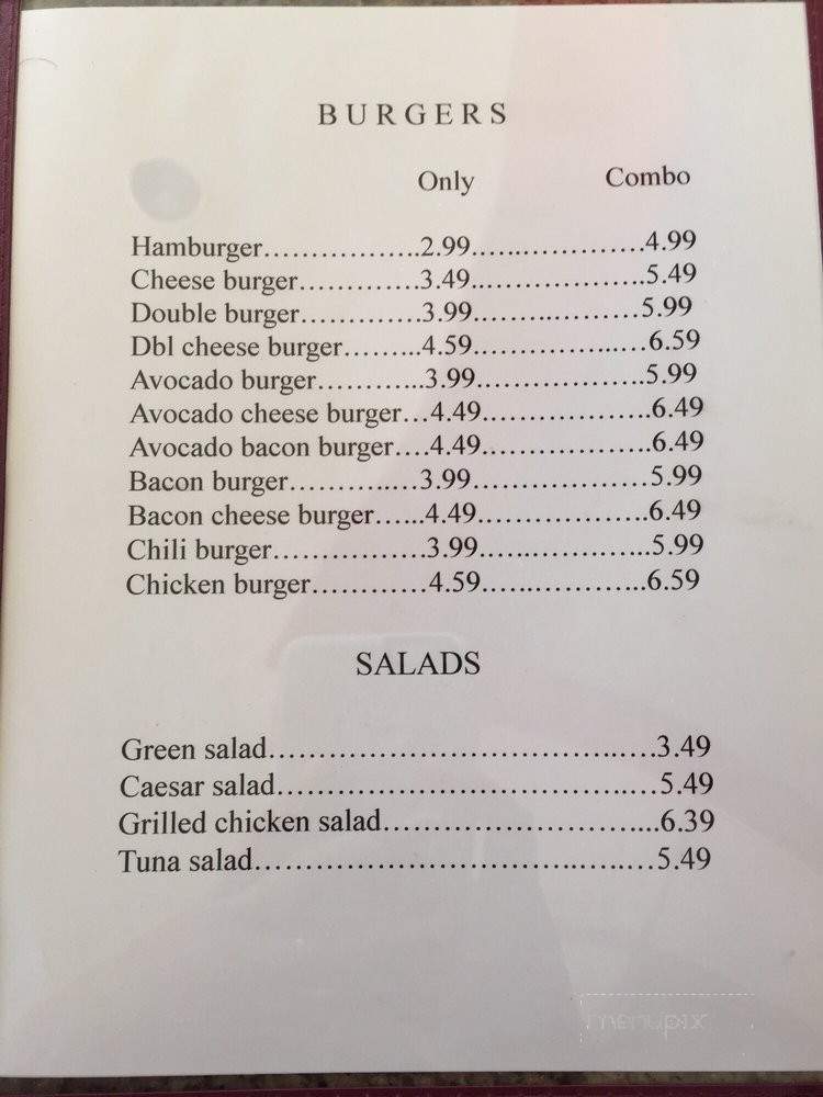 Betty's Diner - Los Angeles, CA menu_pic