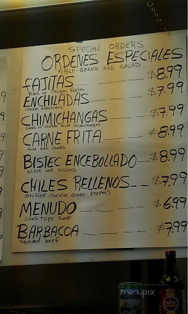 Julio's Mexican - Clermont, FL menu_pic