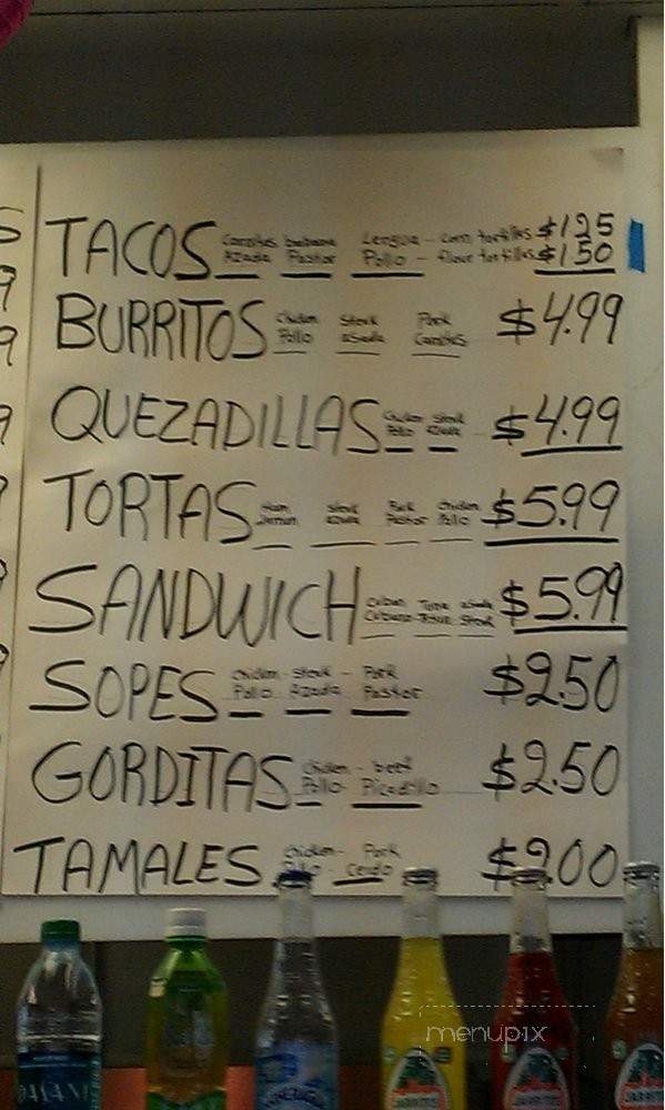Julio's Mexican - Clermont, FL menu_pic