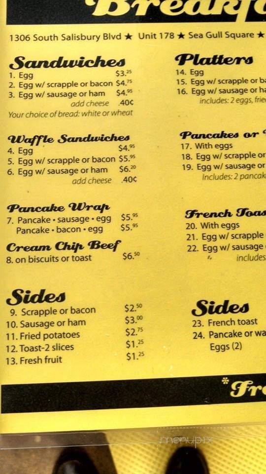 Breakfast Bum - Salisbury, MD menu_pic