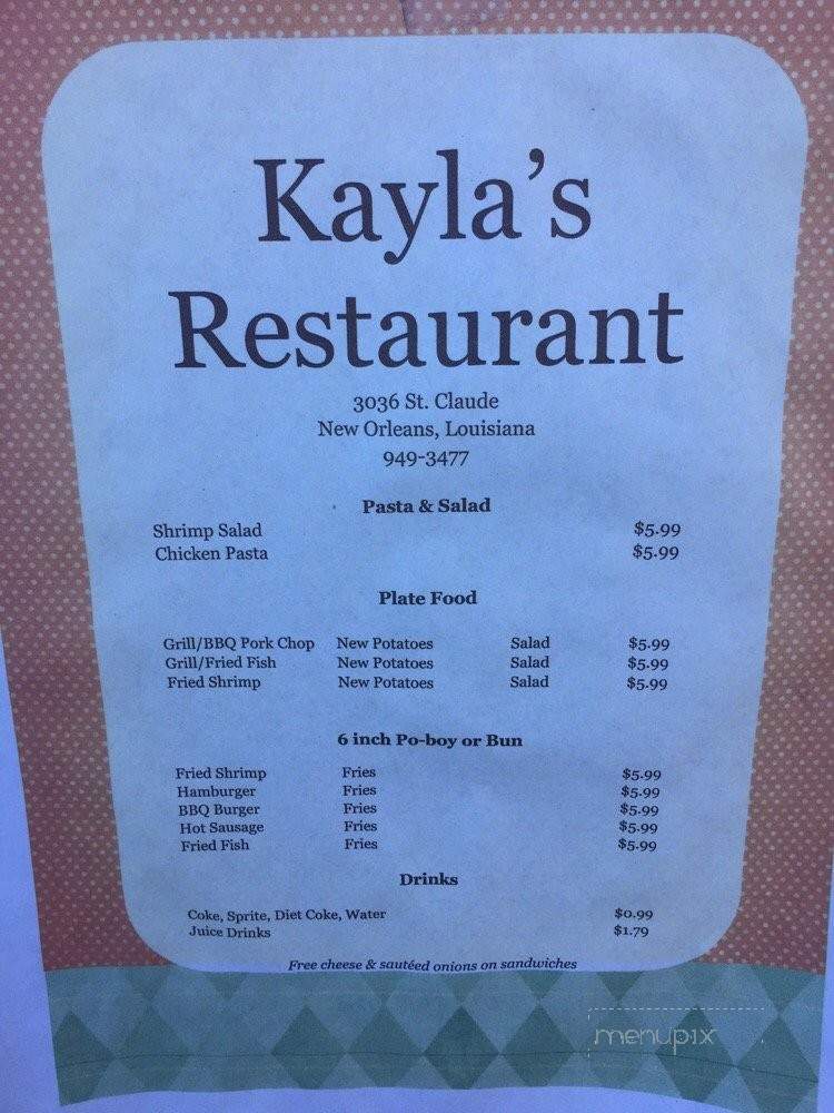/251261610/Kaylas-Restaurant-New-Orleans-LA - New Orleans, LA