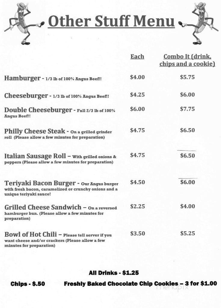 Zippity Do Dog - Framingham, MA menu_pic