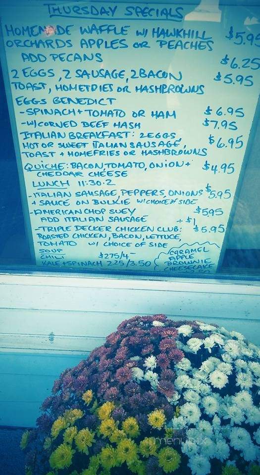 Schultzy's Place - Sutton, MA menu_pic