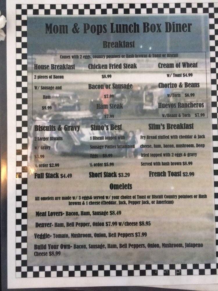 Lunch Box Diner - Porterville, CA menu_pic