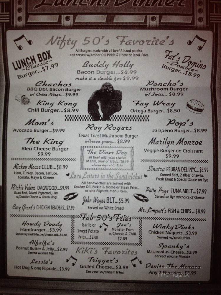 Lunch Box Diner - Porterville, CA menu_pic