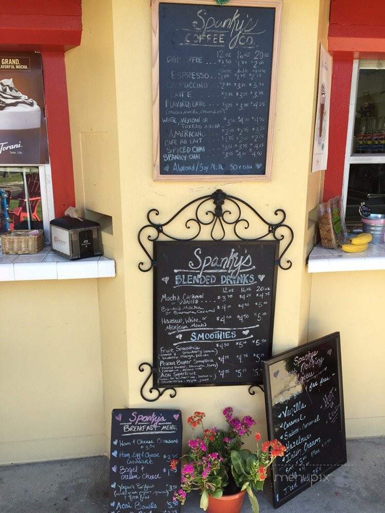 Spanky's Coffee Co. - San Diego, CA menu_pic