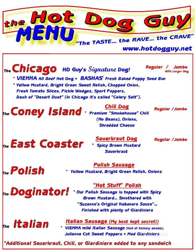 /250193699/Hot-Dog-Daddy-Cave-Menu-Creek-AZ - Cave Creek, AZ