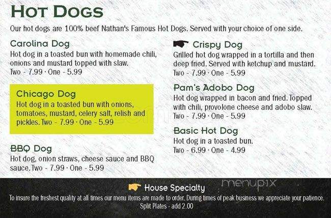 Newt's Burgers - Shelby, NC menu_pic