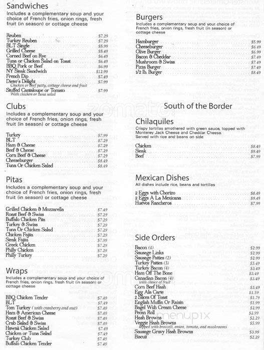 Skillet House II - Tinley Park, IL menu_pic