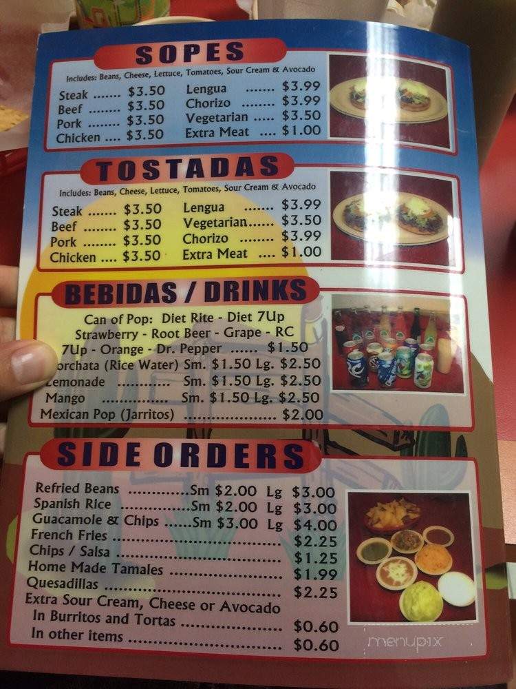 El Gallo Tapatio - Palos Park, IL menu_pic