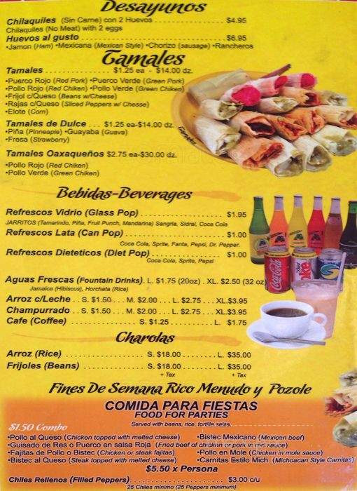 Lolitas - Berwyn, IL menu_pic