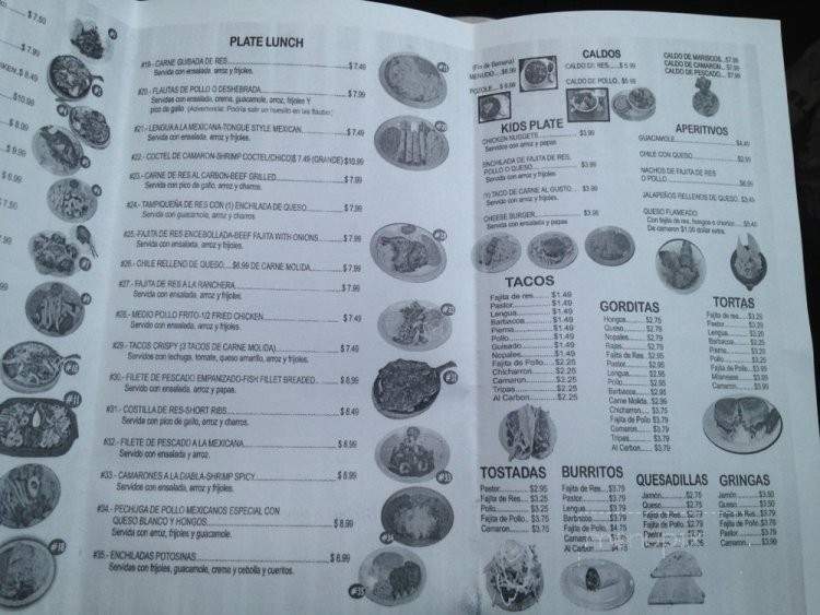 Mexicanos Taqueria - Houston, TX menu_pic