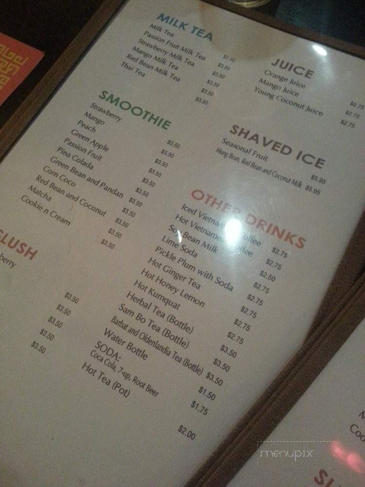 Noodle Station - Westminster, CA menu_pic