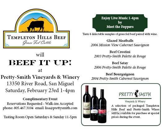 Pretty-Smith Vineyards & Winery - San Miguel, CA menu_pic