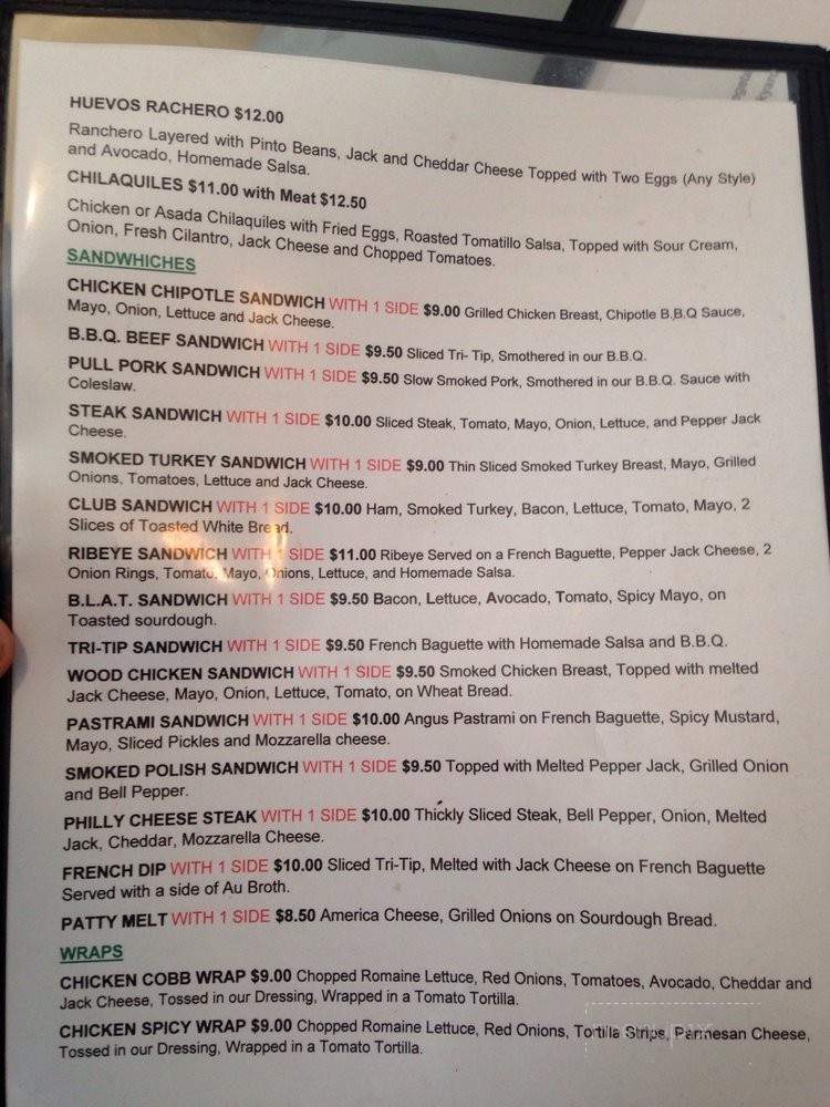 AJ's Kitchen - Atascadero, CA menu_pic
