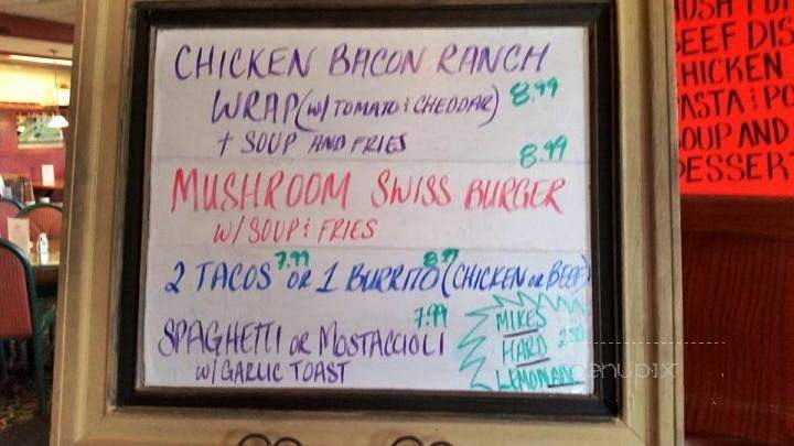 Harvest Restaurant - Pecatonica, IL menu_pic