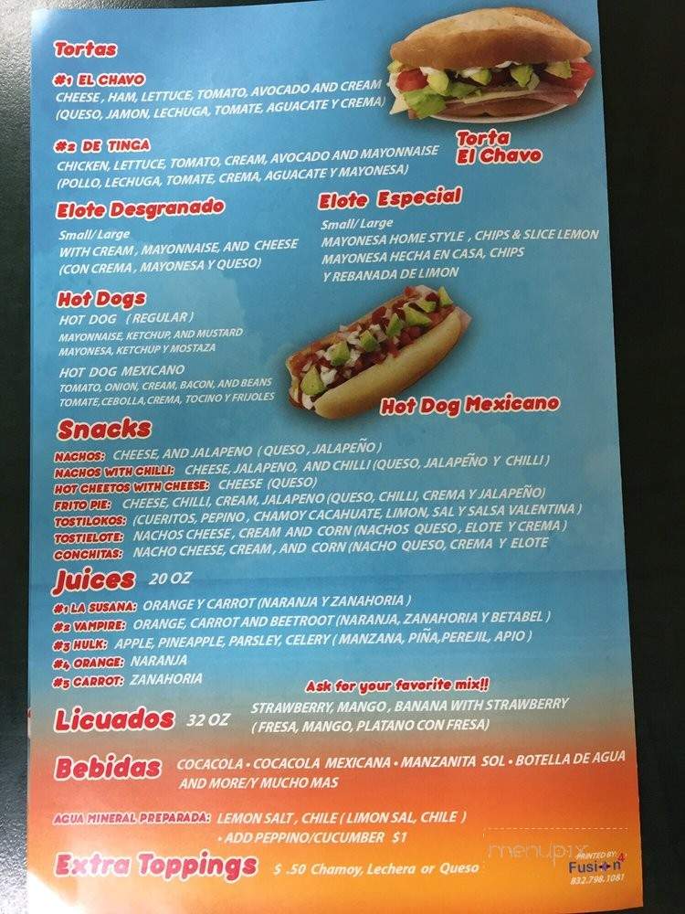 /250762028/Don-Pinguino-Snacks-Menu-Houston-TX - Houston, TX