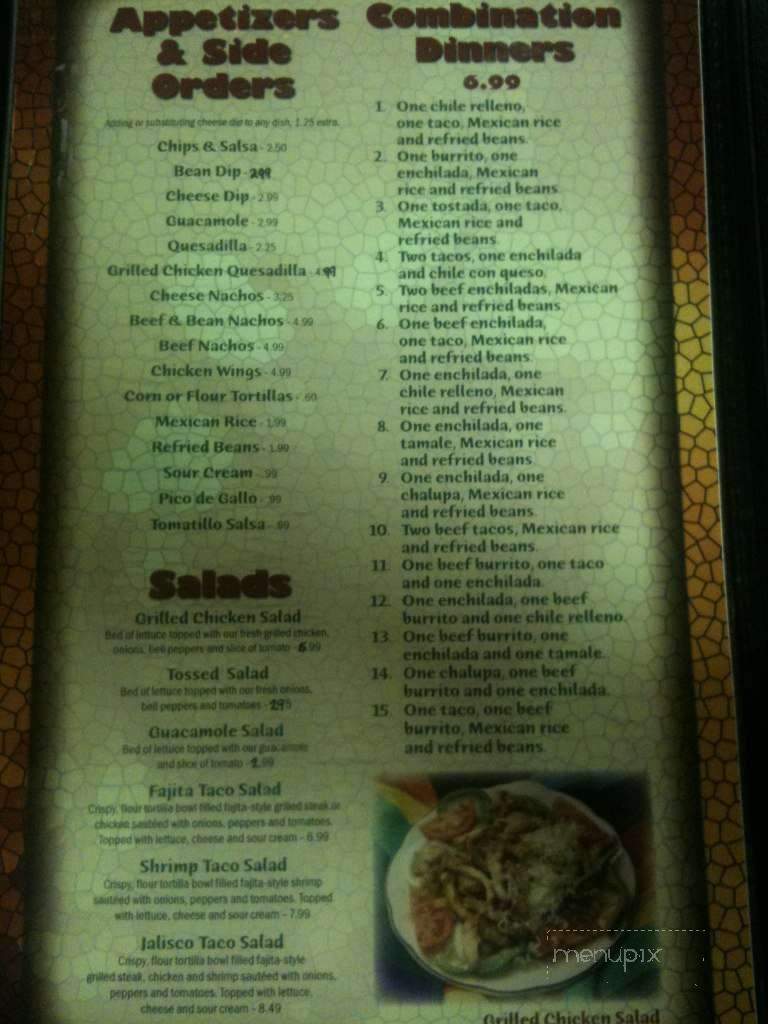 El Rio Grande - Berea, KY menu_pic