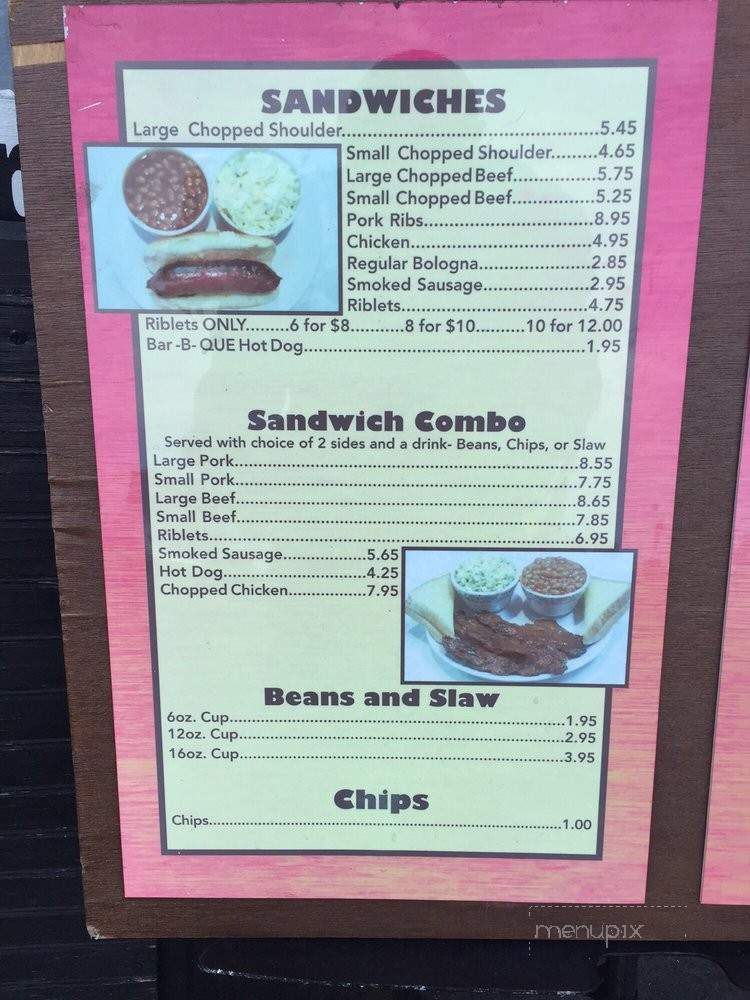 Wellingtons Fine Bar-B-Que - Memphis, TN menu_pic