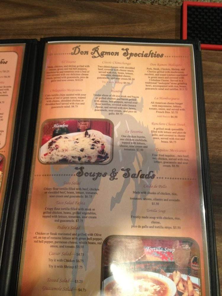 Don Ramon Mexican Restaurant - Waupun, WI menu_pic