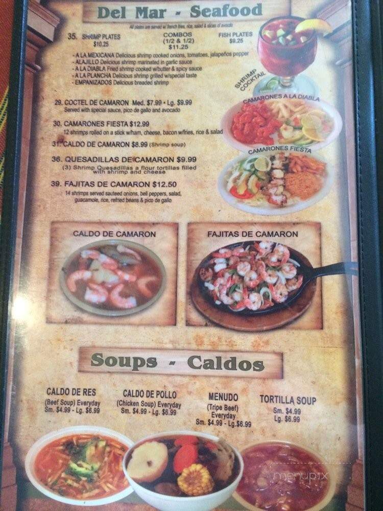 Chile Verde Mexican Restaurant - San Antonio, TX menu_pic