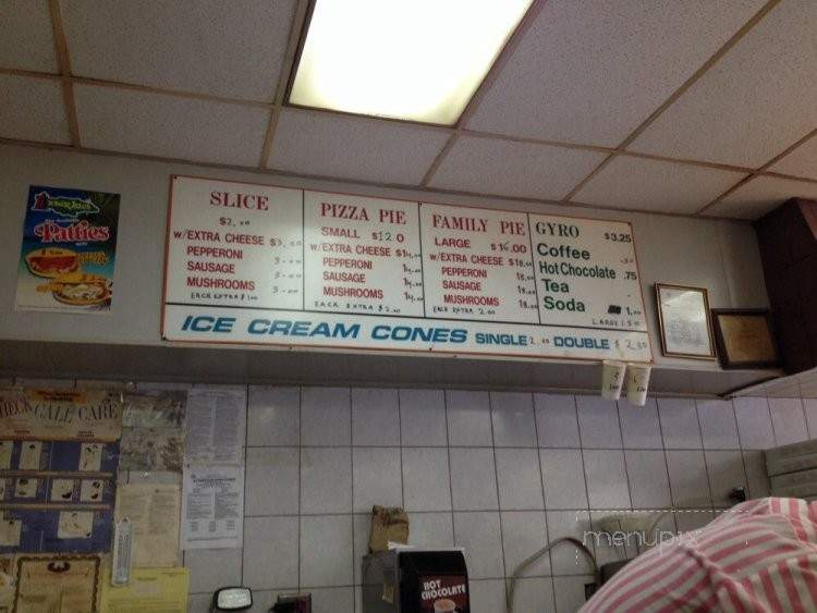 Olga's pizza - New York, NY menu_pic