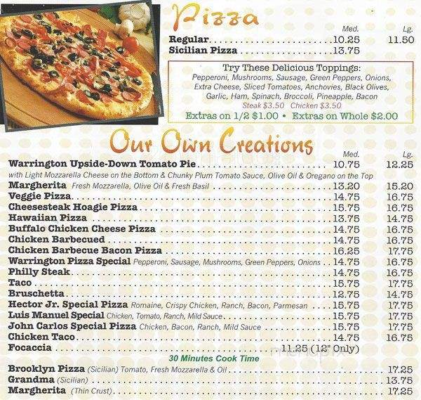 /250375475/Warrington-Pizza-Warrington-PA - Warrington, PA
