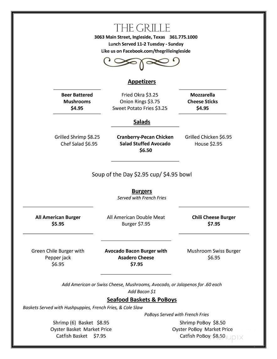 Green Door Bar - Park Hall, MD menu_pic