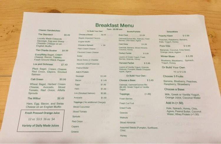 Crisp - Lynchburg, VA menu_pic