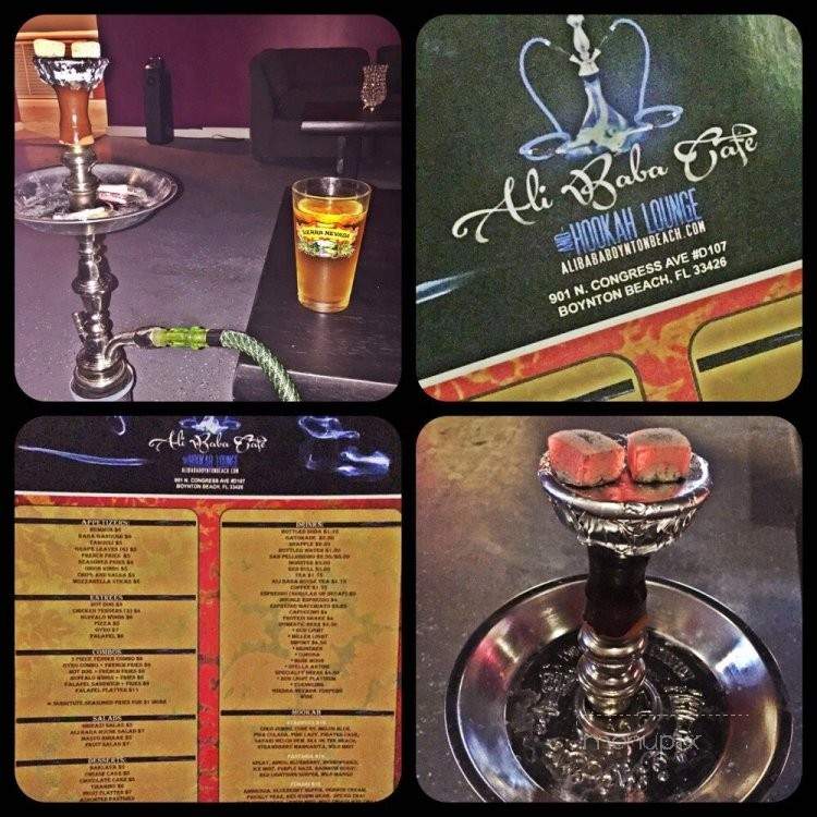 Menu Of Ali Baba Cafe Hookah Lounge In Boynton Beach Fl 33426