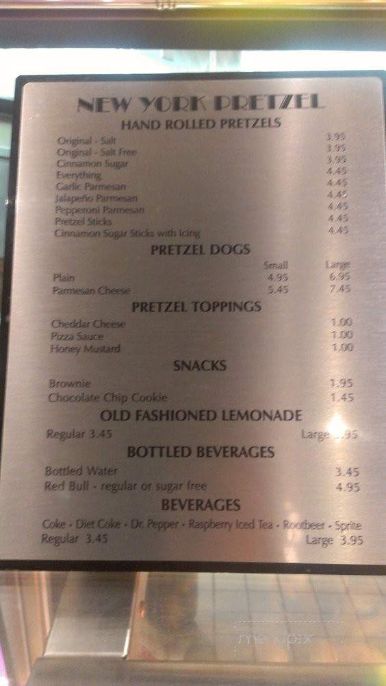 New York Pretzel - Las Vegas, NV menu_pic