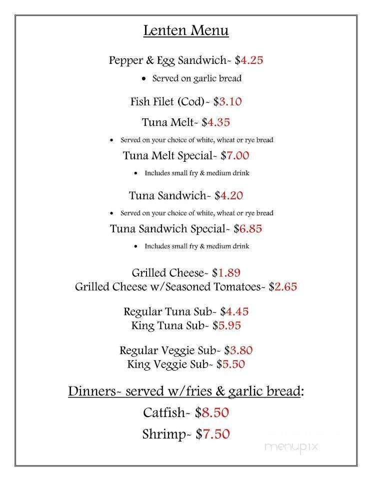Geo's Gyro's - Burbank, IL menu_pic