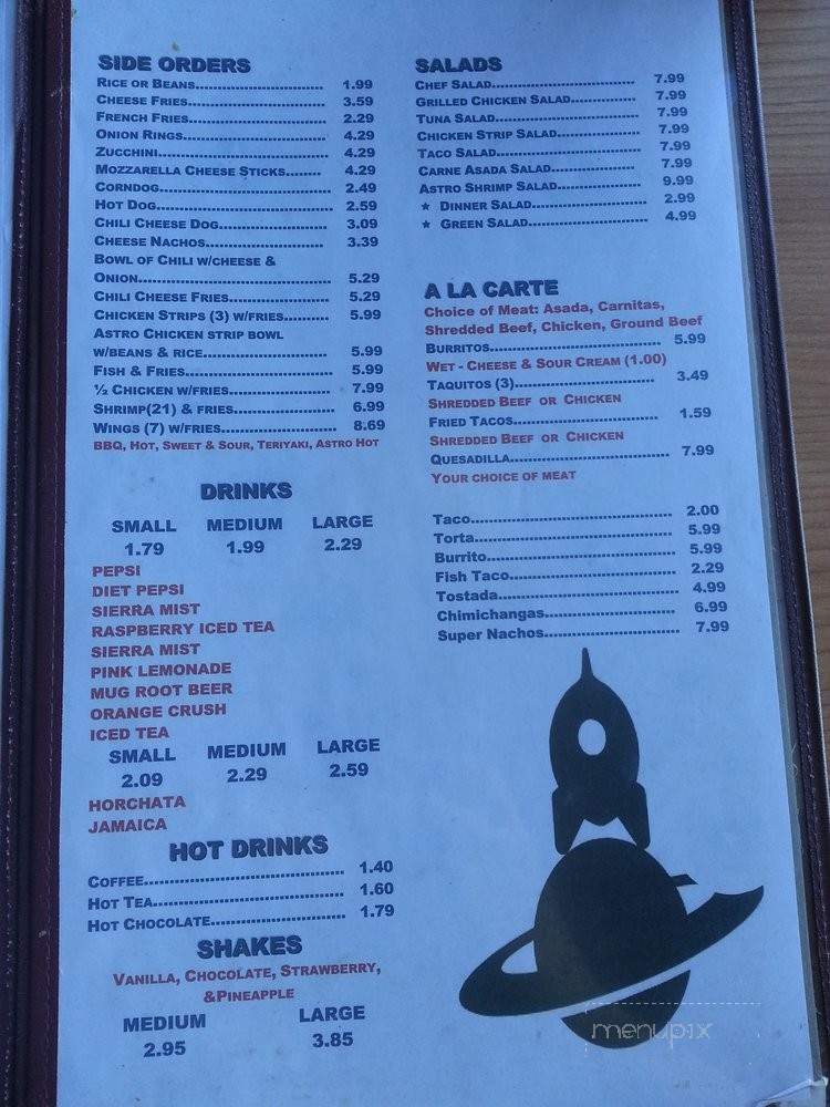 Astro Burger - Adelanto, CA menu_pic