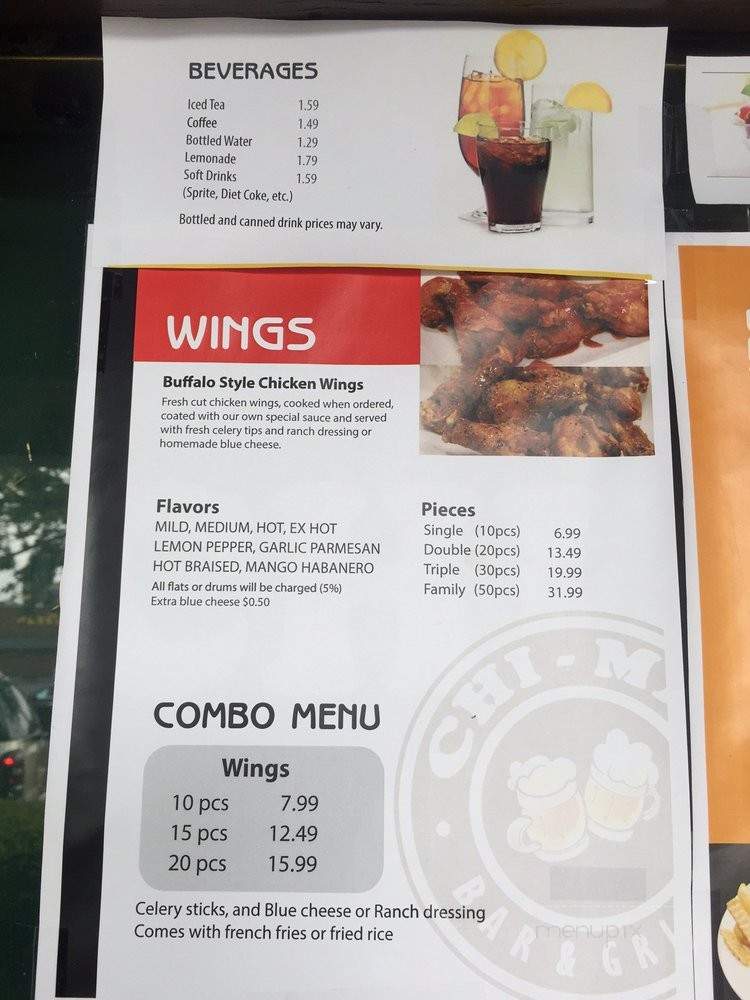 Chi Mac Bar & Grill - Duluth, GA menu_pic