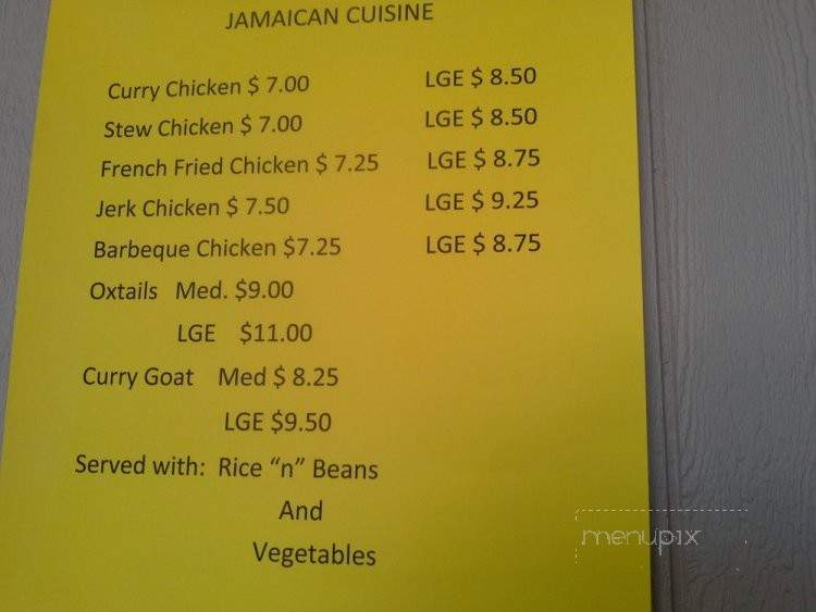 Caribbean Seafood and Jamaican Jerk House - Richmond, VA menu_pic