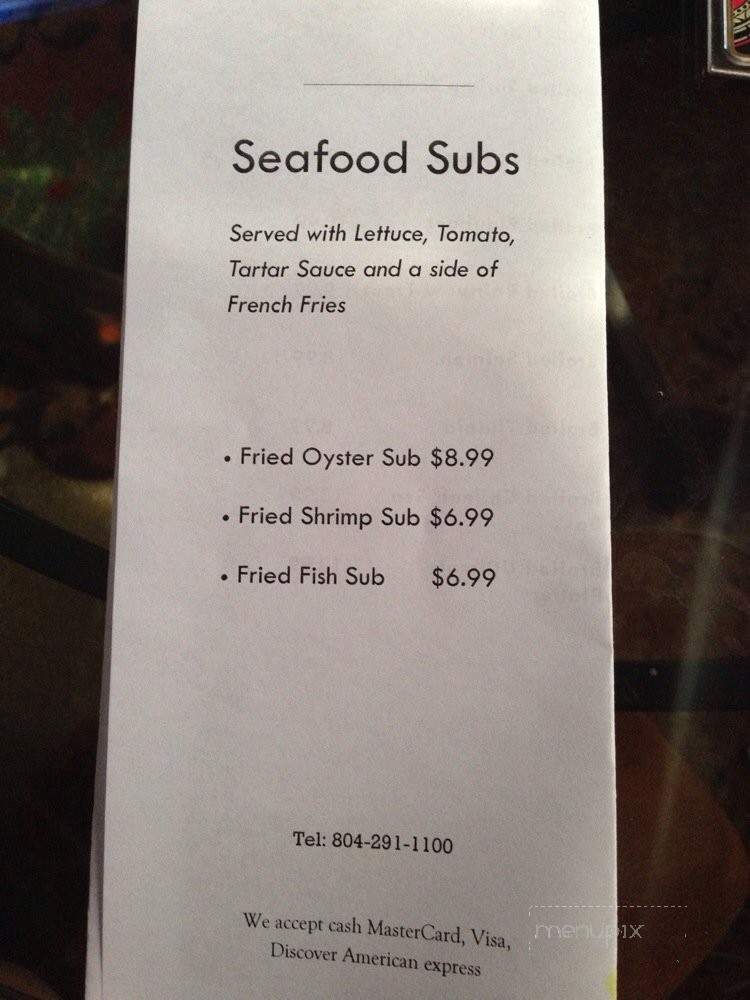 Caribbean Seafood and Jamaican Jerk House - Richmond, VA menu_pic