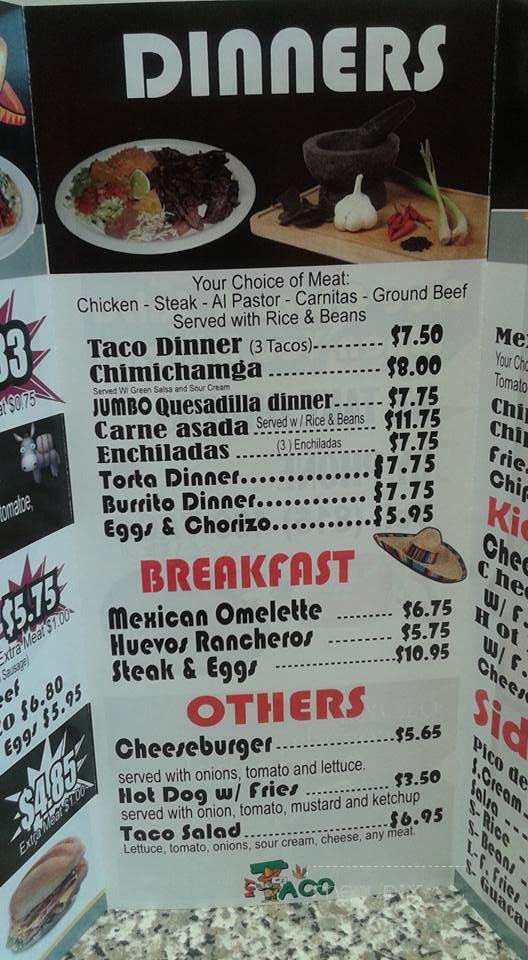 My Taco - Frankfort, IL menu_pic