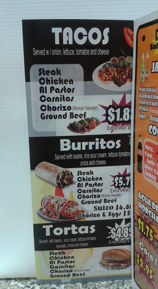 My Taco - Frankfort, IL menu_pic