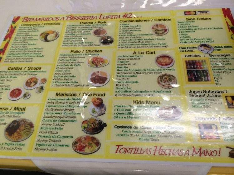 Birrieria Lupita # 2 - Van Nuys, CA menu_pic