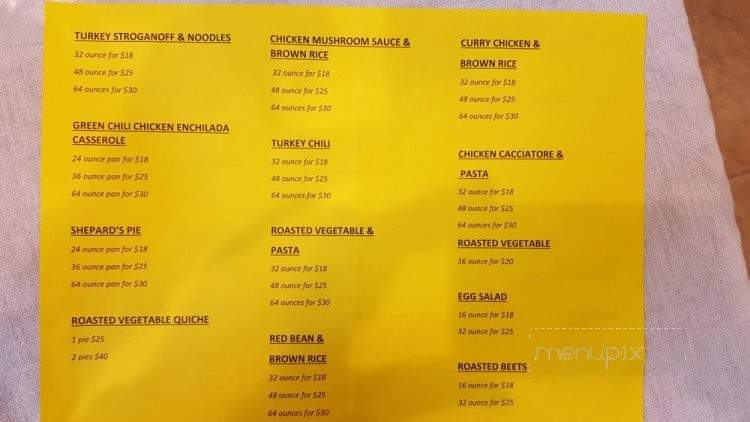 Nourish Cafe - Laguna Hills, CA menu_pic