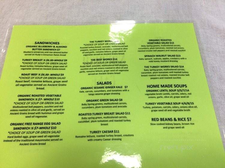 Nourish Cafe - Laguna Hills, CA menu_pic
