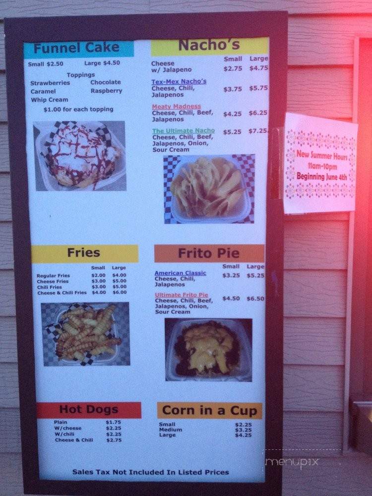 MTA Shaved Ice - Garland, TX menu_pic