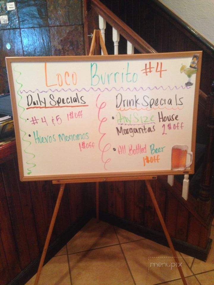 Loco Burrito - Alpena, MI menu_pic