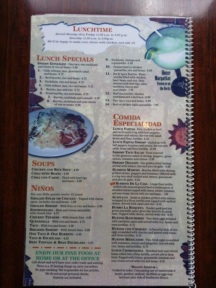 Loco Burrito - Alpena, MI menu_pic