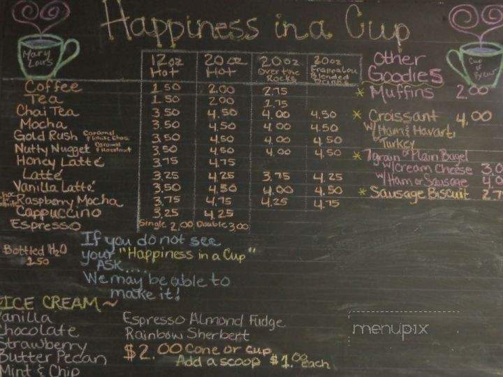 /250881989/Mary-Lous-Cup-of-Brew-Menu-Coulterville-CA - Coulterville, CA