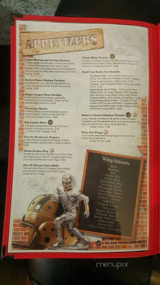 The Draft Sports Bar and Grille - Frostburg, MD menu_pic