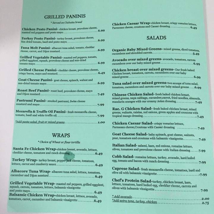 Cafe City - Torrance, CA menu_pic
