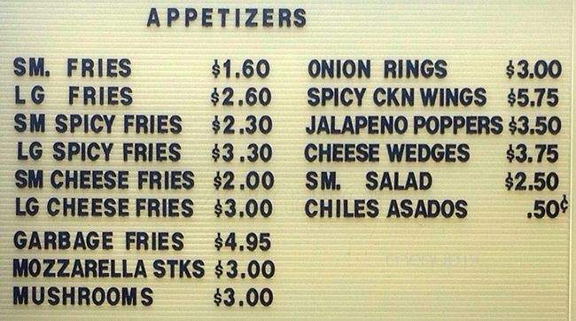 Memo's Hot Dogs - Chicago, IL menu_pic