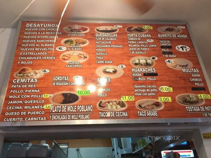 Cemitas Poblanas En Bell - Bell, CA menu_pic